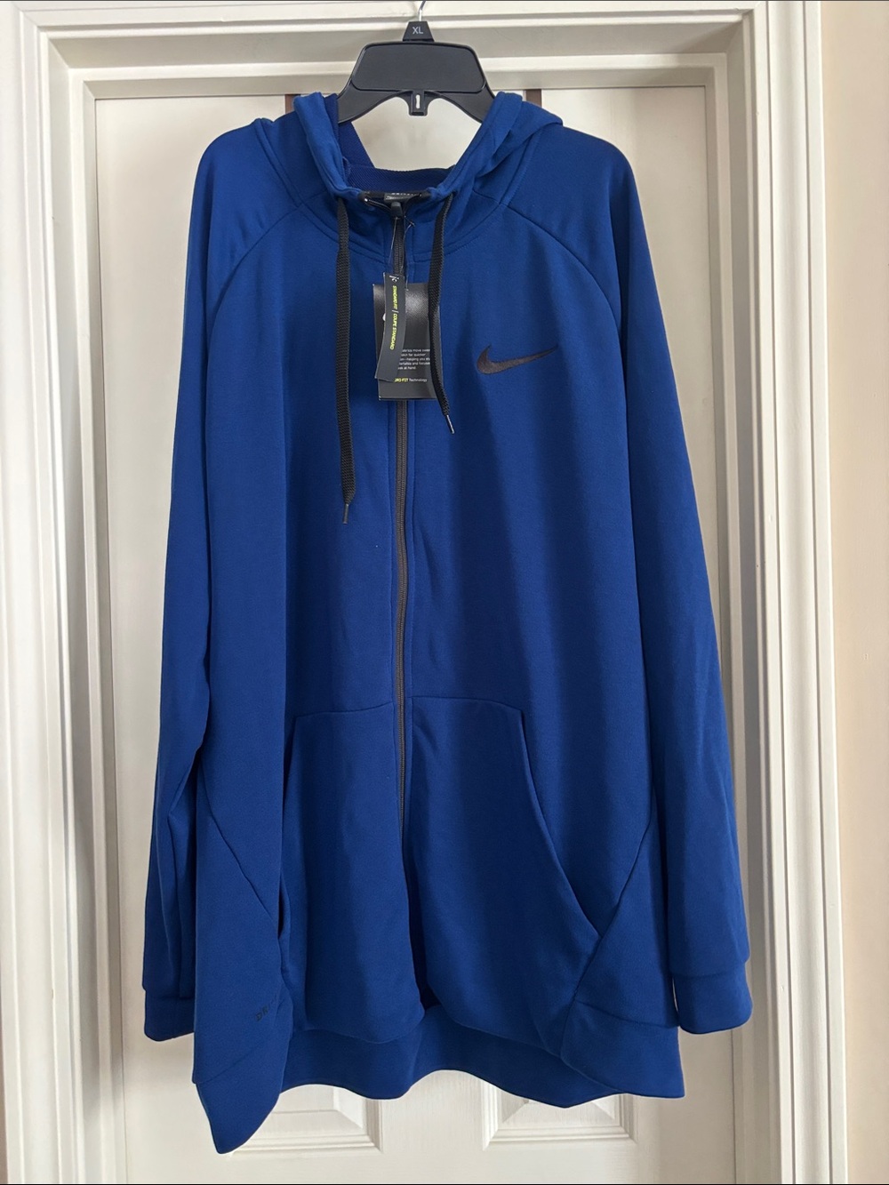 NWT XXL Nike Men’s Navy/Royal Blue Full-Zip Performance Hoodie Jacket